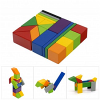 Магнитный конструктор Mitu Child Magnetic Toy Bricks — фото