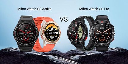 Сравнение умных часов Mibro Watch GS Pro и Mibro Watch GS Active